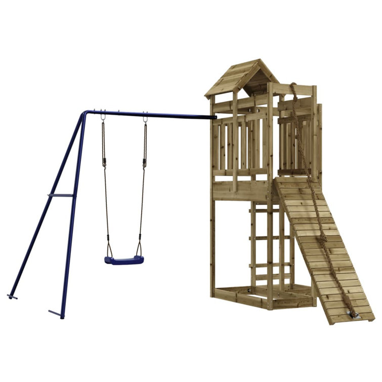 Freeport Park Gravois Freeport Park Outdoor Playset Swing Set Wayfair